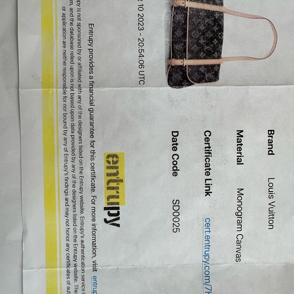 LOUIS VUITTON AUTHENTIC Monogram Pochette Marelle Pouch - Picture 16 of 16